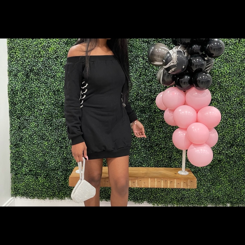 Short black dress